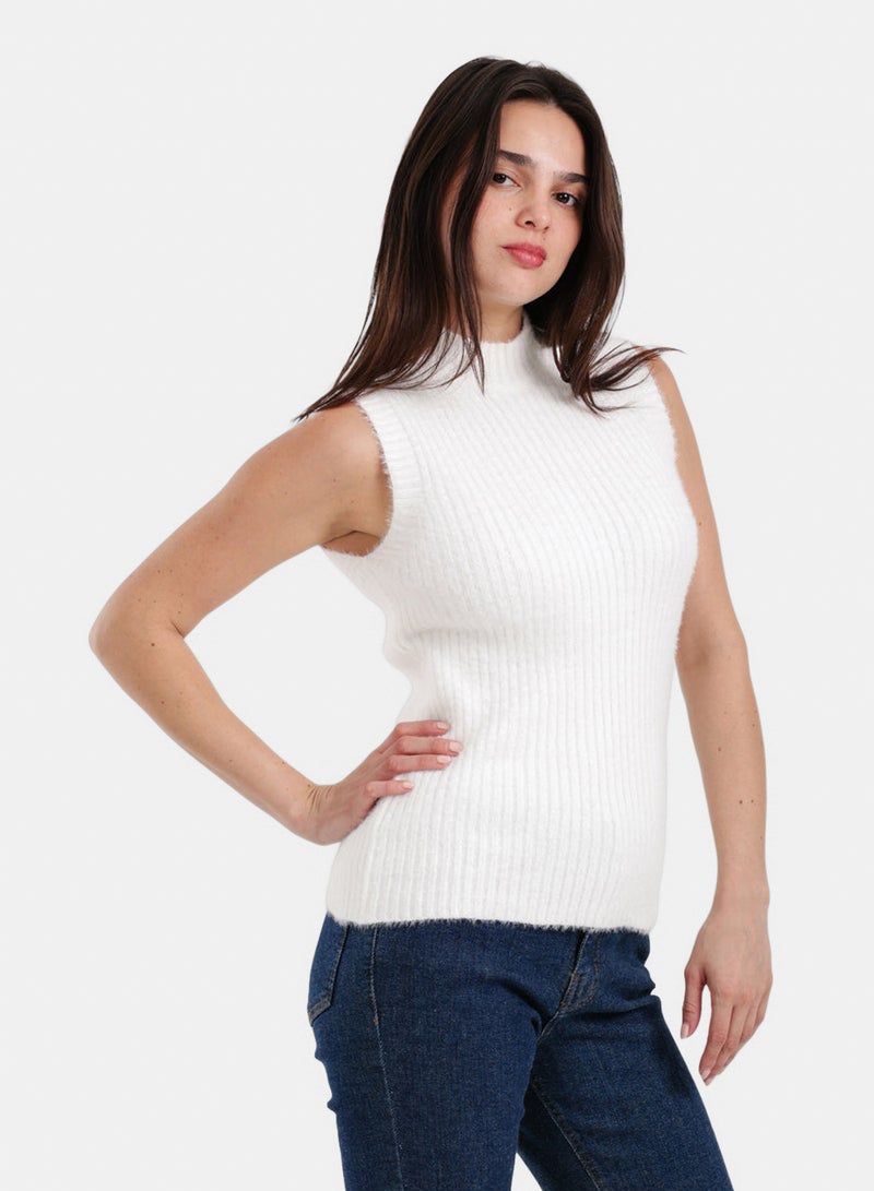 Carina Sleeveless Ribbed Lounge Pullover - Image 2
